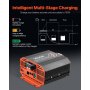 VEVOR 12V 30A DC to DC Battery Charger, 375W, On-Board Battery Charger for Lead-Acid, Lithium, AGM, GEL, and Flooded Batteries, Smart Multi-Stage Charging, for RVs, Commercial Vehicles, Boats, Yachts