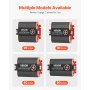 VEVOR 12V 60A DC to DC Battery Charger, 750W, On-Board Battery Charger for Lead-Acid, Lithium, AGM, GEL, and Flooded Batteries, Smart Multi-Stage Charging, for RVs, Commercial Vehicles, Boats, Yachts