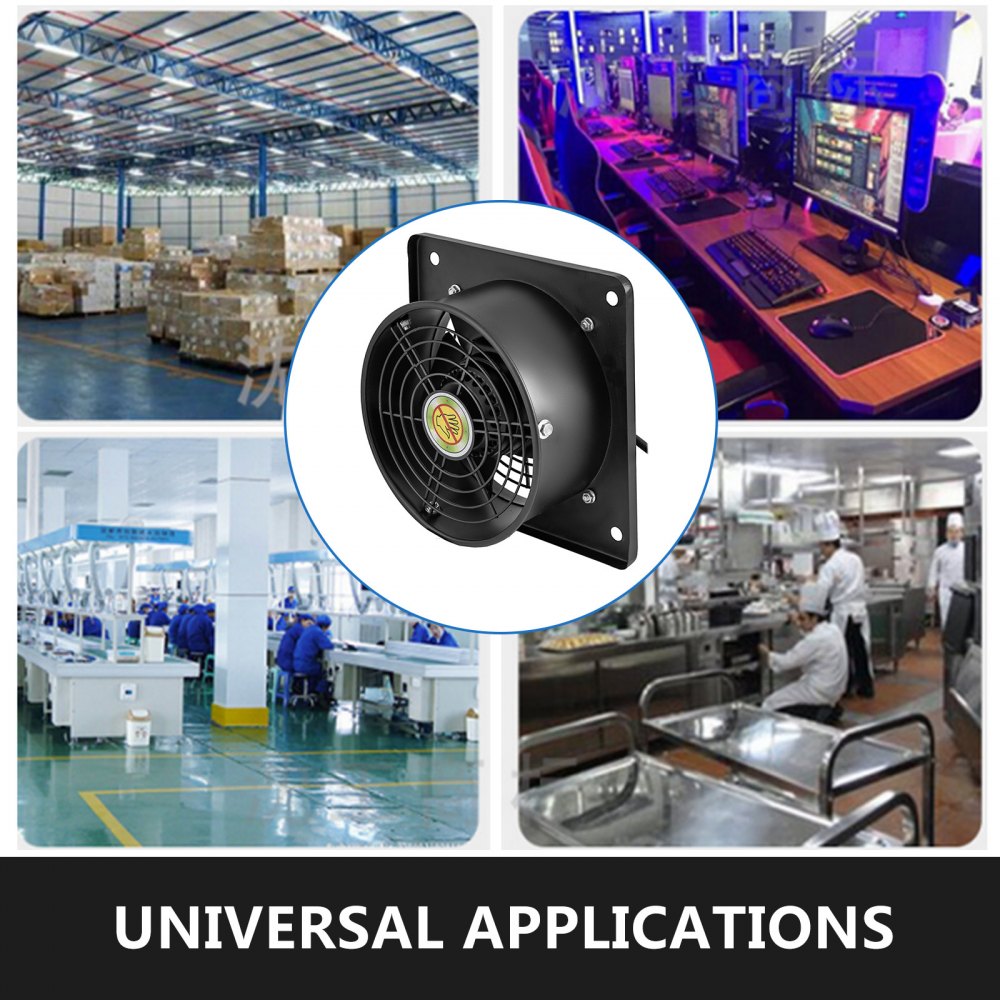 Axiaalventilator 2650 tpm axiaalventilator muurraamventilator 1050m³/h industriële ventilator