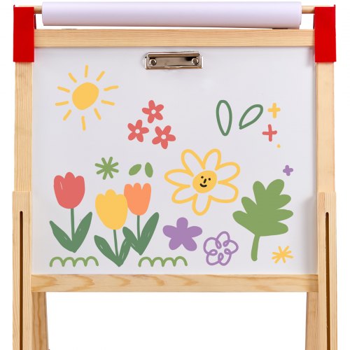 VEVOR 3-in-1 kunstschildersezel voor kinderen, dubbelzijdige houten VEVOR 3-in-1 kunstschildersezel voor kinderen, dubbelzijdige houten