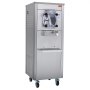 VEVOR commerciële ijsmachine, 18 liter/u output, enkele smaak ijsmachine met wielen, 6 liter roestvrijstalen cilinder, LED-paneel, automatische voorkoeling met reiniging, voor restaurantsnackbars