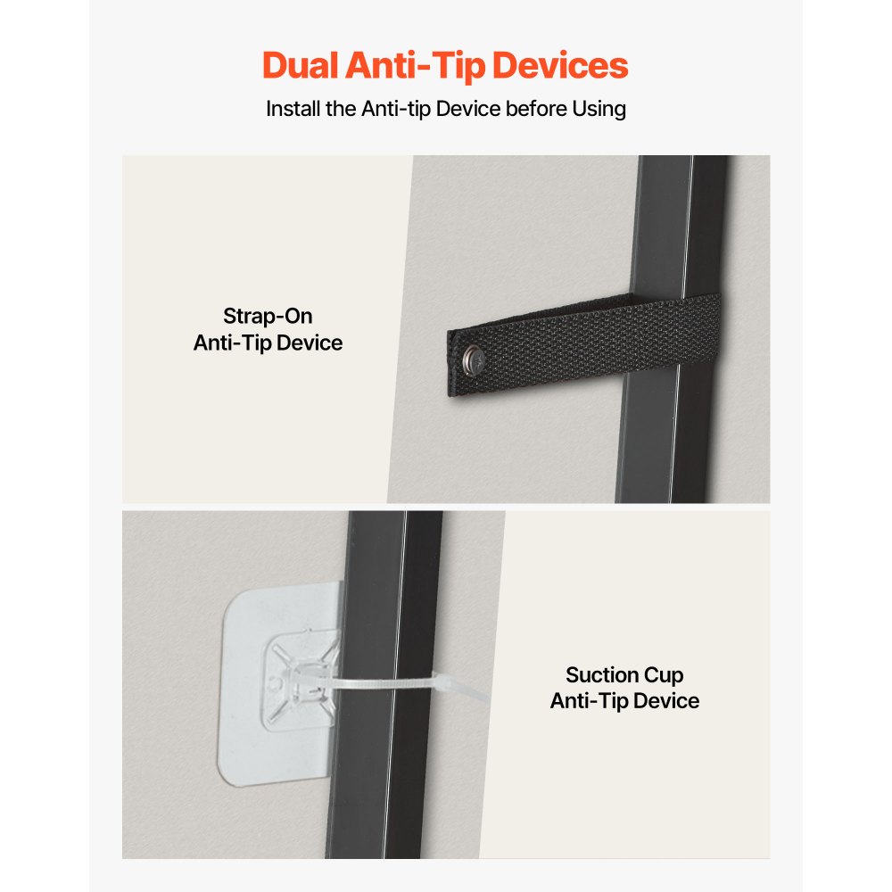 VEVOR 5 Tier Corner Shelf, Tall Corner Bookshelf Plant Rack, Wall Shelves Tower Storage Organizer with Metal Frame & Wooden Shelves, Narrow Display Book Shelf Rack for Bedroom, Living Room, Office