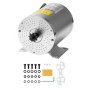 VEVOR 1800W elektrische borstelloze DC-motor, 48V 4500RPM Go Kart-elektromotor, elektrische crossmotormotor voor e-bikes, motorfietsen, scooters en doe-het-zelvers