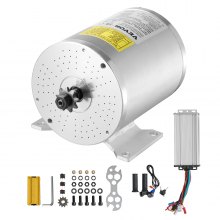 VEVOR 2000W borstelloze DC-motor 4300RPM elektromotor met controller