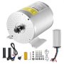 VEVOR 2000W Electric Brushless DC Motor Kit - 48V 4300rpm Motor with Upgraded Speed Controller and Throttle Grip Kit for Go Karts E-Bike Motorcycle Scooter DIY