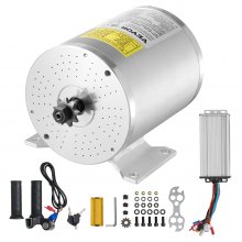 VEVOR 2kW borstelloze DC-motor 48V 4300RPM elektromotorregelaar