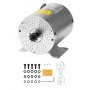 VEVOR 3000W elektrische borstelloze DC-motor, elektrische motor, 72V 4900RPM Go Kart elektrische motor, elektrische crossmotormotor voor e-bikes, motorfietsen, scooters, doe-het-zelvers