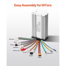 VEVOR 500W elektrische borstelloze DC-motor 3000 RPM met controller