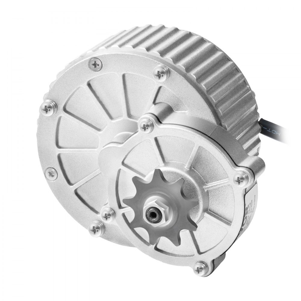 VEVOR 450W geborstelde elektrische DC-motor - 36V, 3000RPM motor met verbeterde snelheidsregelaar en duimgashendelset, elektrische motor voor go-karts, e-bikes, motorfietsen, scooters