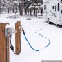 VEVOR Verwarmde Waterslang voor Campers 30,48 m, Drinkwaterslang voor Wassen en Douchen, met Thermostaat, -43 °C Vorstbestendig, Aardlekschakelaar (RCD), Gegolfd oppervlak, 16 mm Binnendiameter