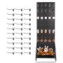 VEVOR Pegboard Display Stand, 17 x 13 Inch Tabletop Pegboard Display Stand with 15 Hooks, Thickened Cold-Rolled Steel Peg Board Panel for Grocery, Retail Store and Jewelry Shop, Black (1 PCS)