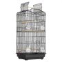 VEVOR Vogelkooi, 457 x 355 x 925 mm, Vogelhuisje voor Parkieten, Vinken, Kanaries, Agaporniden, Valkparkieten, Grasparkieten, Kleine Monniksparkieten, Metalen Kooi met Schommel en Zitstok