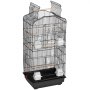VEVOR Vogelkooi, 457 x 355 x 925 mm, Vogelhuisje voor Parkieten, Vinken, Kanaries, Agaporniden, Valkparkieten, Grasparkieten, Kleine Monniksparkieten, Metalen Kooi met Schommel en Zitstok