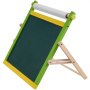 VEVOR Tabletop Art Easel for Kids, 3-in-1 Wooden Double-Sided Kid's Art Easel with Magnetic Whiteboard, Chalkboard, Paper Roll, Foldable Portable Drawing Board with Painting Accessories for Boys Girls