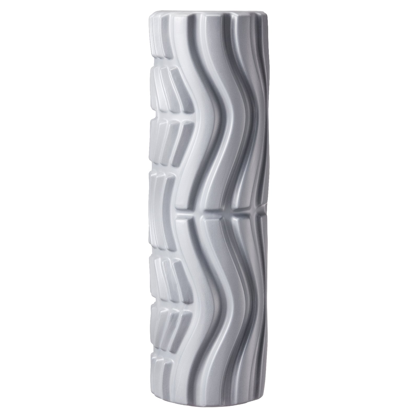 VEVOR Foam Roller, elektrische massageroller met 5 snelheden, 400 mm oplaadbare spierroller met 3 vibratiestanden, fasciaroller gemaakt van EVA-schuim met hoge dichtheid voor diep weefsel