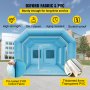 HuSuper Tent Inflatable Car Spray Booth 4 x 2.5 x 2.2 m Paint Booth Pop Up Tent Camping Tent Large Tent