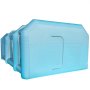 VEVOR Opblaasbare Tent 19,7x9,8x8,2ft Opblaasbare Spuitcabine Tent op Maat Opblaasbare Spuitcabine Tent Autospuitcabine Gigant Werkstation 210D Oxford Stof met 2 Blowers
