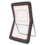 VEVOR Lacrosse Rebounder for Backyard, 4x7 Ft Volleyball Bounce Back Net, Pitchback Throwback Baseball Softball Return Training Screen, Adjustable Angle Shooting Practice Training Wall with Target