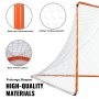 VEVOR Lacrosse-doel, 1,82 m x 1,82 m Lacrosse-net, stalen frame Lacrosse-trainingsuitrusting voor in de achtertuin, draagbaar Lacrosse-doel met draagtas, snelle en eenvoudige installatie, perfect voor training