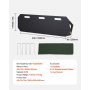 VEVOR Voetbal Rebound Board 100 x 30 cm, Draagbaar Rebound Board met 3 Verstelbare Hoekstanden en Grondankers, HDPE Voetbal Rebound Muur, Baltrainingsapparaat voor Pass- en Reactieoefeningen, Kickback Trainer