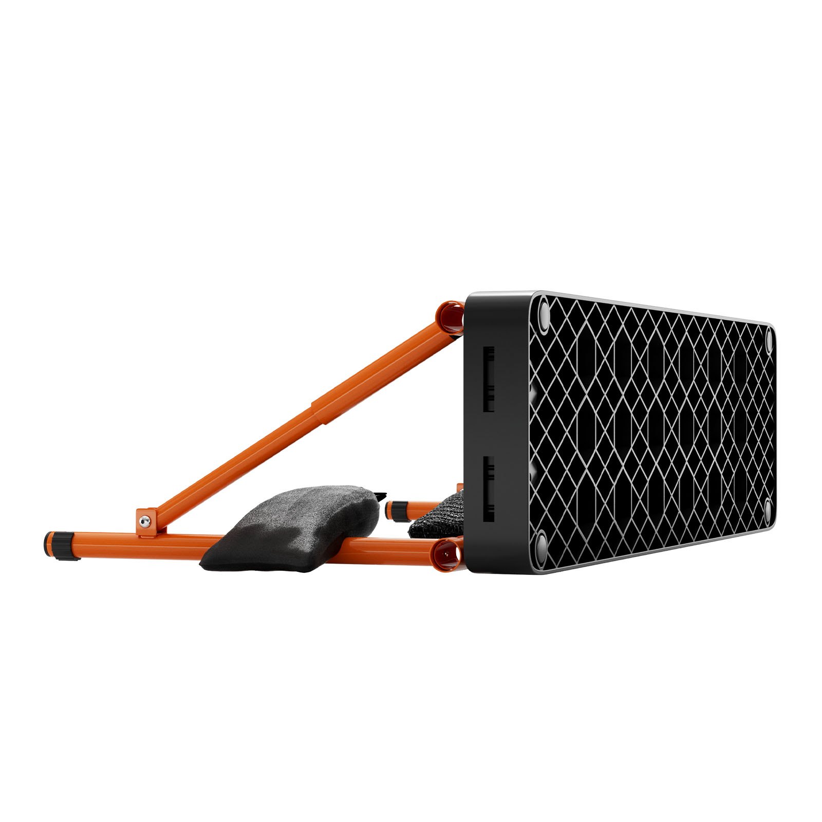 VEVOR Voetbal Rebound Board 95 x 25 cm, Draagbaar Rebound Board met Dubbel Oppervlakte en 3 Verstelbare Hoekstanden, Voetbal Rebound Muur Gemaakt van PP, Baltrainingsapparaat voor Pass- en Reactieoefeningen
