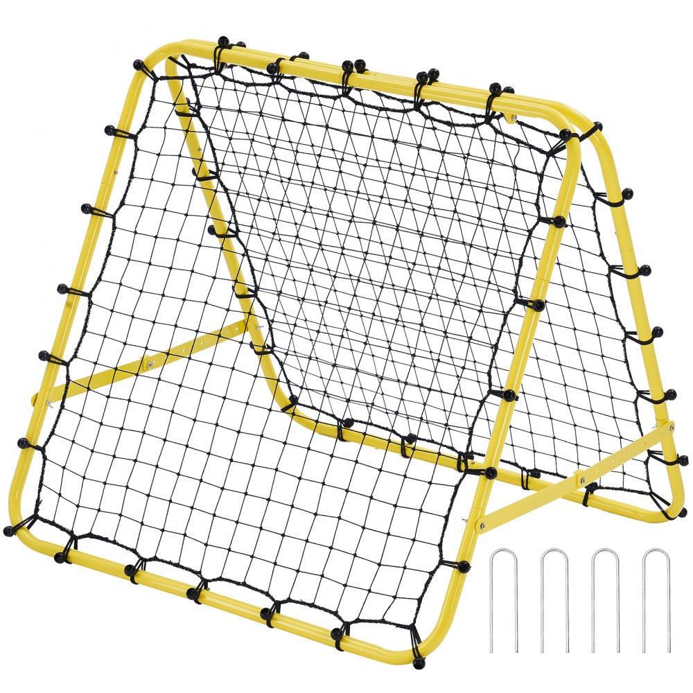 VEVOR 40"x35"x37" Soccer Rebounder Net Kick-Back Portable Football Training Gift