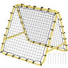 VEVOR Voetbal Rebounder Net Kick-Back Draagbare Voetbaltrainer 40x35x37 Inch