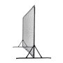 VEVOR Voetbal Rebound Netten Draagbare Bounce Wall Voetbal 366 x 121 x 183 cm, Rebounder Voetbal Rebound Net Ijzeren Pijp & PE Net Kinderen & Tieners Verstelbaar Voetbaldoel Rebounder Kicker Zwart