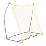 VEVOR Soccer Rebounder Draagbare Voetbaltrainer 7 x 7 voet Voetbaltrainingsuitrusting Gemaakt van ijzer en polyester, Sport Voetbal Rebounder Muur met draagbare tas, voor Team Solo Training Passing Volley