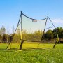 VEVOR Voetbal Rebounder 1830 x 1085 mm, 2-in-1 Rebound Net voor Balcontrole & Passoefeningen, Rebounder met Verdikte Glasvezelstangen & IJzeren Buisjes, Trainingsmateriaal voor Jeugd & Volwassenen