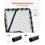 VEVOR Soccer Rebounder Kick-Back Net 34 x 34 inch Draagbare voetbaltrainingscadeaus, doelnet met volledig verstelbare hoeken, hulpmiddelen en uitrusting voor alle leeftijden