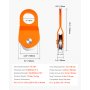 VEVOR lierpoelie, capaciteit 10 ton, katrolsysteem, boslier werkt met 10-14 mm touw, lierhaakaccessoire, off-road bergingsaccessoire voor vrachtwagens, tractoren, ATV's en UTV's