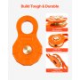 VEVOR 30 T Snatch Block for Winch Recovery, 66,000 lbs Break Strength Pulley System with 0.4" - 0.55" Rope, Heavy Duty Offroad Recovery Accessory for Towing & Recovery on Truck, Tractor, ATV & UTV