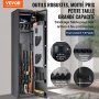 VEVOR 7-8 Rifles Gun Safe, Rifle Safe with Digital Keypad & Lock, Gun Storage Cabinet with Built-in Storage Locker, Removable Storage Shelf for Home Long Gun and Pistols