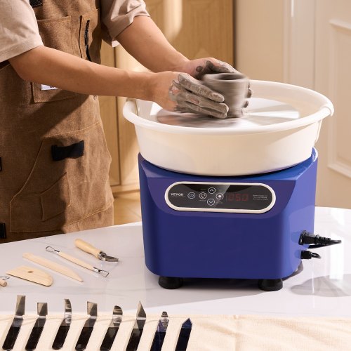 11in Keramik rad für Erwachsene Anfänger, 450W Keramik radform maschine mit LCD