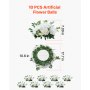 VEVOR Flower Balls Arrangement Bouquet 10 PCS, 17.7-Inch Diameter Artificial Flower Balls Wedding White Roses Centerpieces, Faux Flowers Arrangements for Wedding Centerpiece Home Table Decorations