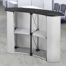 Pop Up Trade Show Display Counter Table Podium Booth Promotion White CE APPROVED