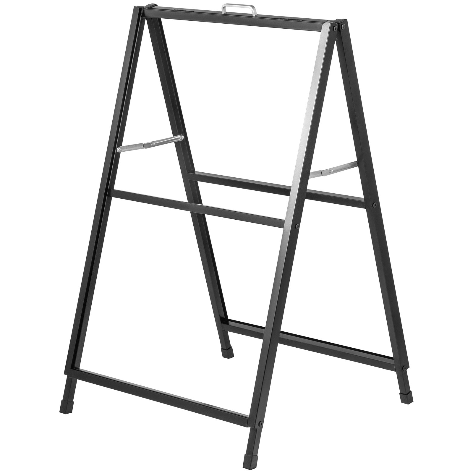 VEVOR Klantenstopper, Zwart ALS-TR4 Stoepbord, 63 x 6 x 107 cm Een Frame Sandwich Board, A-framestructuur en Dubbel Scherm, voor Winkelcentra, Supermarkten, Tentoonstellingen, Restaurants en Hotels