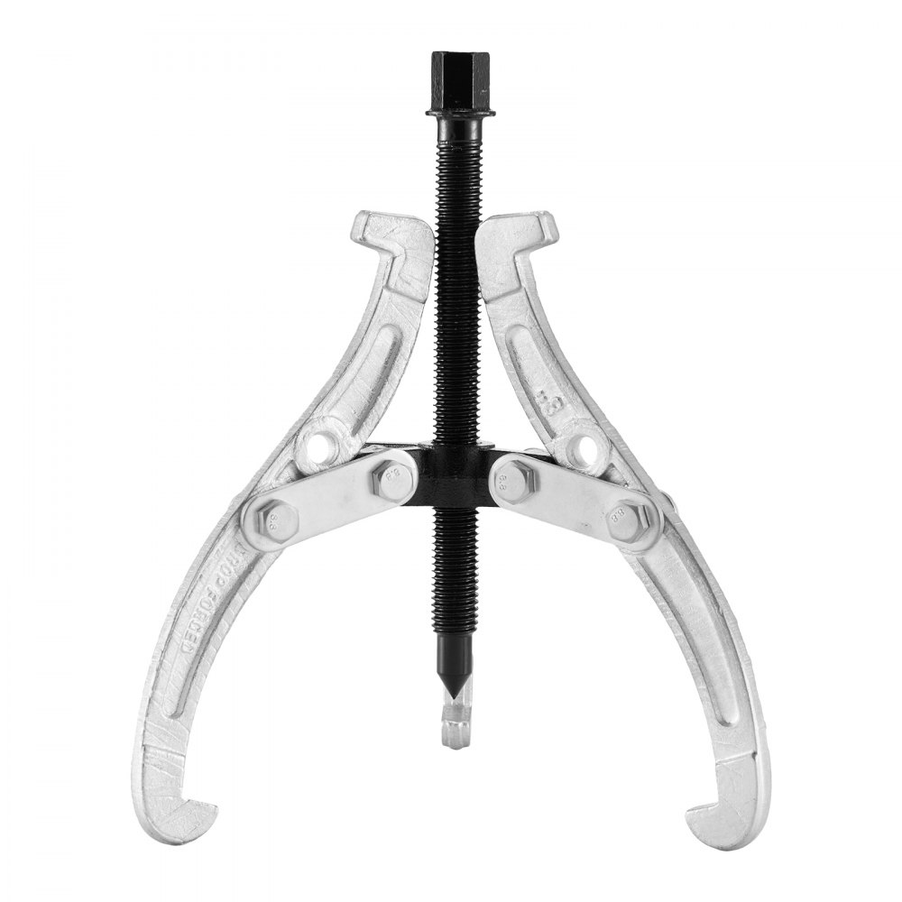 VEVOR Gear Puller Set, 3 in/4 in/6 in/8 in 3 Jaw Bearing Puller with Reversible Jaws, 2 Jaw/3 Jaw Pulley Puller Tool, 4 PCS Heavy Duty Bearing Puller Tool Kit for Pulley Gear Bearing Flywheel Removal