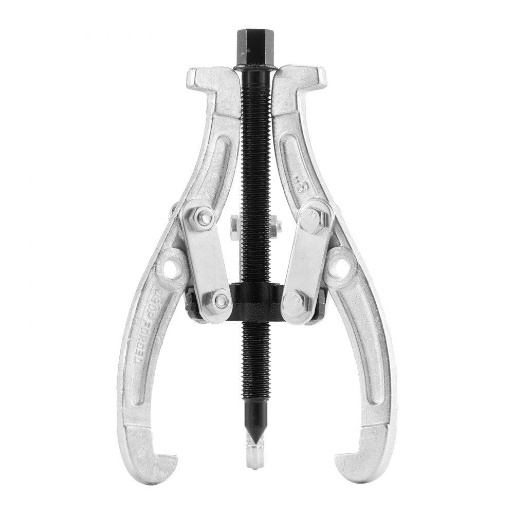 VEVOR Gear Puller Set, 3 in/4 in/6 in/8 in 3 Jaw Bearing Puller with Reversible Jaws, 2 Jaw/3 Jaw Pulley Puller Tool, 4 PCS Heavy Duty Bearing Puller Tool Kit for Pulley Gear Bearing Flywheel Removal