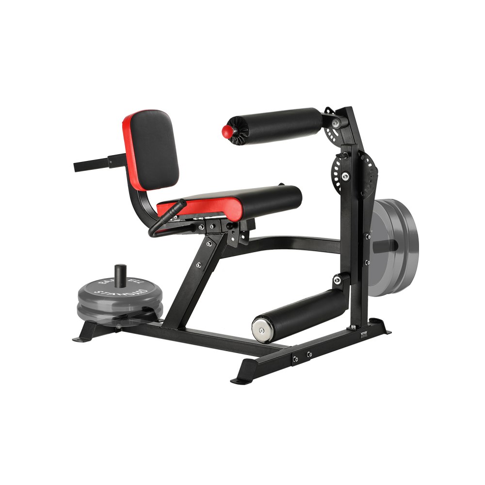 VEVOR Seated Leg Extension en Curl Machine Trainingsapparatuur Leg Press Beentrainer (317 kg laadvermogen), Verstelbare Beentrainingsbank, Beenrotatie-extensie Krachttrainingsapparatuur voor thuisgym