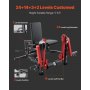 VEVOR Leg Extension en Curl Machine, Zittende Thigh Twister, Verstelbare Onderlichaam Speciale Trainingsmachine, Home Gym Workout Bank (Laadvermogen 317 kg)