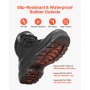 VEVOR Men's Military Tactical Boots, 152.4 mm Combat Hiking Work Boots, Lightweight & Breathable & Sturdy Mens Motorcycle Interceptor Trooper Boot, for Outdoor Security Mountaineering, UK Size 8