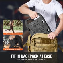 VEVOR Ruck Gewichten Halterplaat Handvat Enkel Gietijzer 20,4 kg Krachttraining