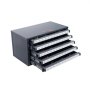 VEVOR Boorbit Dispenser Kast, Boorbit Organizer met Vijf Laden voor Boorbit Dispensers Nr. 1 tot Nr. 60 Gemaakt van Staal met Labels, Stapelbare Boorbit Dispenser voor het Opbergen van Boren en Graveerbits