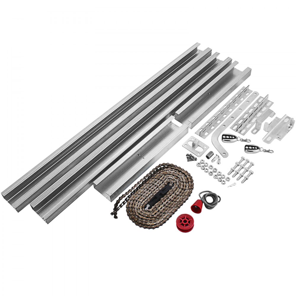 VEVOR Garagedeuropener 220 V AC Apriporta Garage 12 m² Toepassingsgebied Garagedeuropener met afstandsbediening 800 N Trek- en duwkracht 60 dB Bedrijfsgeluid 120 mm per seconde Loopsnelheid