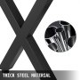 VEVOR Tafelpoot Tafelpoten 23.6”X28.3” 2PC Table Leg X-Style Black Steel Dining Room Bench Legs Sofa Cabinet