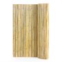 VEVOR Natural Rolled Bamboo Fence, milieuvriendelijk bamboescherm, 1,8 m hoog x 2,4 m lang x 1,9 cm diep, decoratief bamboescherm voor tuin, achtertuin, balkon, terras en zwembad.