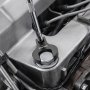 VEVOR ringsleutelset, 1/2 inch aandrijving, 14-delig, metrisch, 27 tot 50 mm, 40Cr gelegeerd staal, dubbele maatmarkeringen op gereedschap en koffer, voor auto-onderhoud of -reparaties