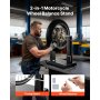 VEVOR Motorfiets Wiel Balanceerstandaard, Banden Balanceermachine, Draagvermogen 40 kg, Banden Balanceermachine met Verstelbare Centreerkegels & Centreerwijzer, Banden Montagehulp voor Wielen van φ 889 mm